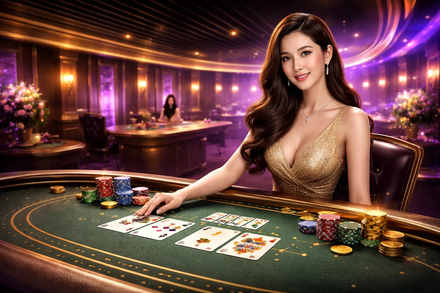 Sân vận động lớn với đèn sáng rực rỡ, tượng trưng cho cá cược thể thao sôi động tại hm88 web